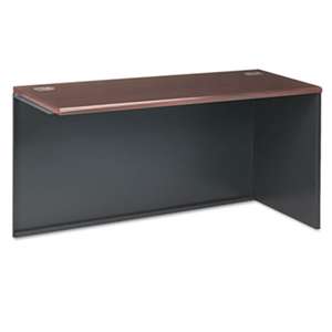 HON COMPANY 38000 Series Return Shell, Right, 60w x 24d x 29-1/2h, Mahogany/Charcoal