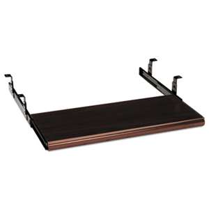 HON COMPANY Slide-Away Keyboard Platform, Laminate, 21-1/2w x 10d, Mahogany