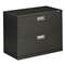 HON COMPANY 600 Series Two-Drawer Lateral File, 36w x 19-1/4d, Charcoal