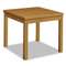 HON COMPANY Laminate Occasional Table, Square, 24w x 24d x 20h, Harvest
