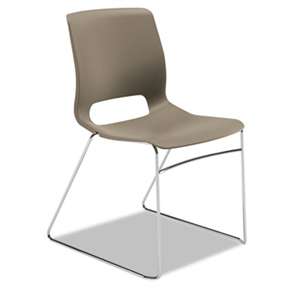 HON COMPANY Motivate Seating High-Density Stacking Chair, Shadow/Chrome, 4/Carton