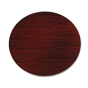 HON COMPANY 10500 Series Round Table Top, 48" Diameter, Mahogany