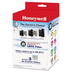 HONEYWELL ENVIRONMENTAL Allergen Remover Replacement HEPA Filters, 3/Pack