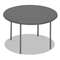 ICEBERG ENTERPRISES IndestrucTables Too 1200 Series Resin Folding Table, 48 dia x 29h, Charcoal