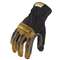 IRONCLAD PERFORMANCE WEAR Ranchworx Leather Gloves, Black/Tan, Large