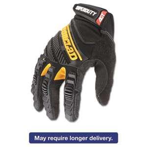 IRONCLAD PERFORMANCE WEAR SuperDuty Gloves, Medium, Black/Yellow, 1 Pair