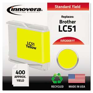 INNOVERA Remanufactured LC51Y Ink, Yellow