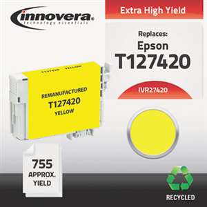 INNOVERA Remanufactured T127420 (127) Ink, Yellow