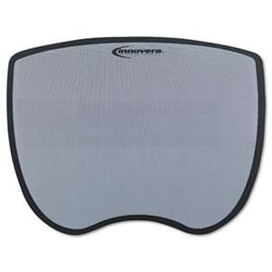 INNOVERA Ultra Slim Mouse Pad, Nonskid Rubber Base, 8-3/4 x 7, Gray