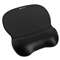 INNOVERA Gel Mouse Pad w/Wrist Rest, Nonskid Base, 8-1/4 x 9-5/8, Black