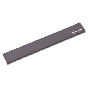 INNOVERA Natural Rubber Keyboard Wrist Rest, Gray