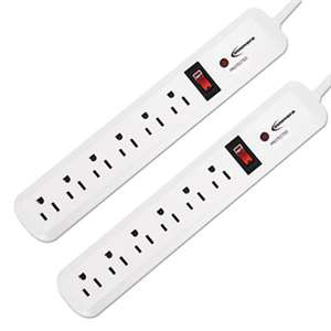 Innovera 71653 Surge Protector, 6 Outlets, 4 ft Cord, 540 Joules, White