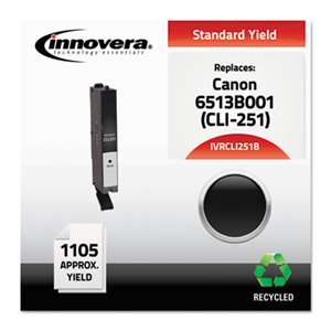 INNOVERA Remanufactured 6513B001 (CLI-251) Ink, Black