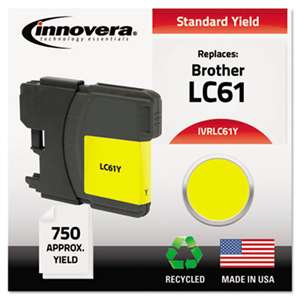 INNOVERA Remanufactured LC61Y Ink, Yellow