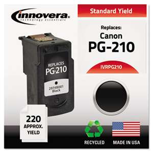 INNOVERA Remanufactured 2974B001 (PG-210) Ink, Black