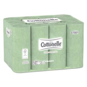 Cottonelle 07001 Two-Ply Coreless Bathroom Tissue, 36 Rolls/Carton