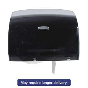 KIMBERLY CLARK Coreless JRT Tissue Dispenser, 14 1/10w x 5 4/5d x 10 2/5h, Black