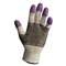 KIMBERLY CLARK G60 Purple Nitrile Gloves, Large/Size 9, Black/White, Pair