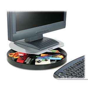 Kensington 60049 Spin2 Monitor Stand, 14 x 14 x 3 1/4, Black