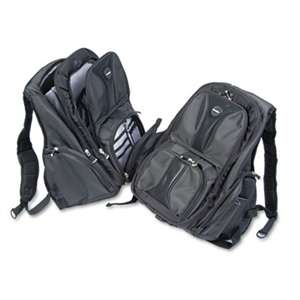 ACCO BRANDS, INC. Contour Laptop Backpack, Nylon, 15 3/4 x 9 x 19 1/2, Black