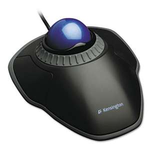 KENSINGTON Orbit Trackball with Scroll Ring, Two Buttons, Black