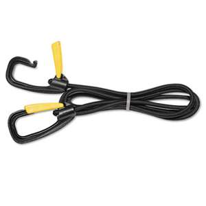 KANTEK INC. Bungee Cord w/Locking Clasp, Black, 72"