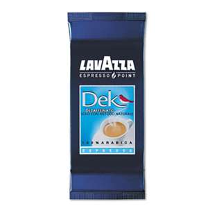 LAVAZZA Espresso Point Cartridges, 100% Arabica Blend Decaf, .25oz, 50/Box