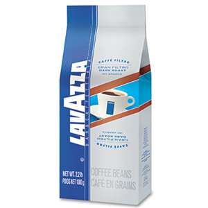 LAVAZZA Gran Filtro Dark Italian Roast Coffee, Whole Bean, 2.2lb Bag