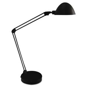 LEDU CORP. LED Desk and Task Lamp, 5W, 5 1/2w x 21 1/4h, Black