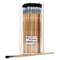 CHARLES LEONARD, INC Long Handle Easel Brush, Size 12, Natural Bristle, Flat, 12/Pack