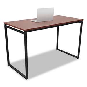 LINEA ITALIA Seven Series Rectangle Desk, 47 1/4 x 23 5/8 x 29 1/2, Cherry