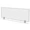 LINEA ITALIA Trento Line Dividing Panel, Polycarbonate, 47-1/8 x 1 3/4 x 15-1/2, Translucent