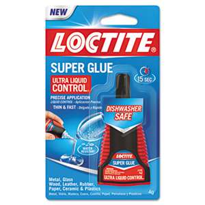 LOCTITE CORP. ACG Liquid Super Glue, Clear, 0.14oz, 1/ea