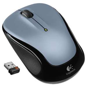 LOGITECH, INC. M325 Wireless Mouse, Right/Left, Silver