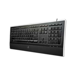 LOGITECH, INC. K740 Illuminated Wired Keyboard, USB, Black