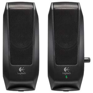 LOGITECH, INC. S120 2.0 Multimedia Speakers, Black