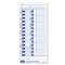 LATHEM TIME CORPORATION Time Card for Lathem Models 900E/1000E/1500E/5000E, White, 100/Pack