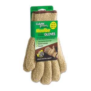 MASTER CASTER COMPANY CleanGreen Microfiber Cleaning and Dusting Gloves, Pair