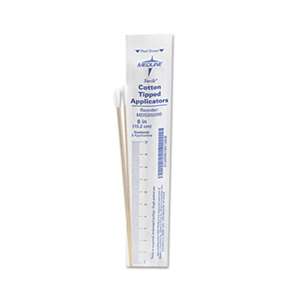 MEDLINE INDUSTRIES, INC. Cotton-Tipped Applicators, 6", 100 Applicators/Box