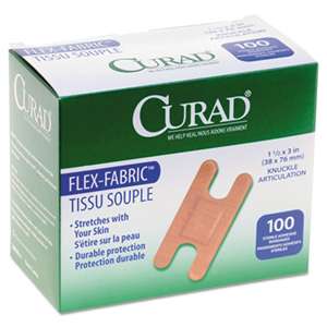 MEDLINE INDUSTRIES, INC. Flex Fabric Bandages, Knuckle, 100/Box