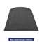 MILLENNIUM MAT COMPANY EcoGuard Diamond Floor Mat, Single Fan, 48 x 96, Charcoal