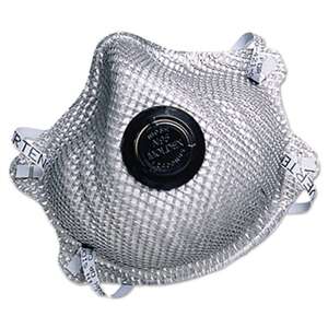 MOLDEX-METRIC, INC. 2400N95 Series Particulate Respirator, Half-Face Mask, Medium/Large, 10/Box