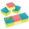 3M/COMMERCIAL TAPE DIV. Mini Cubes, 2 x 2, Canary Yellow/Green Wave, 400-Sheet, 3/Pack