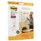 3M/COMMERCIAL TAPE DIV. Self Stick Wall Easel Unruled Pad, 20 x 23, White, 20 Sheets, 4 Pads/Carton