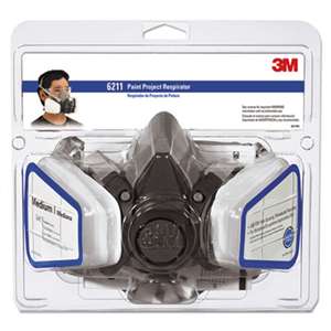 3M/COMMERCIAL TAPE DIV. Half Facepiece Paint Spray/Pesticide Respirator, Medium