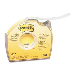 3M/COMMERCIAL TAPE DIV. Labeling & Cover-Up Tape, Non-Refillable, 1/3" x 700" Roll