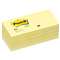 3M/COMMERCIAL TAPE DIV. Original Pads in Canary Yellow, 1 1/2 x 2, 100-Sheet, 12/Pack