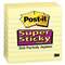 3M/COMMERCIAL TAPE DIV. Canary Yellow Pads, Lined, 4 x 4, 90-Sheet, 6/Pack