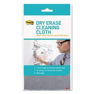 3M/COMMERCIAL TAPE DIV. Dry Erase Cleaning Cloth, Fabric, 10 5/8"w x 10 5/8"d