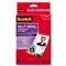 3M/COMMERCIAL TAPE DIV. Self-Sealing Laminating Pouches w/Clip, 12.5 mil, 2 15/16 x 4 1/16, 25/Pack